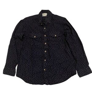 Vintage Rare 1970s Viyella by Pierre Balmain Paisley Shirt Button Up Size S/M